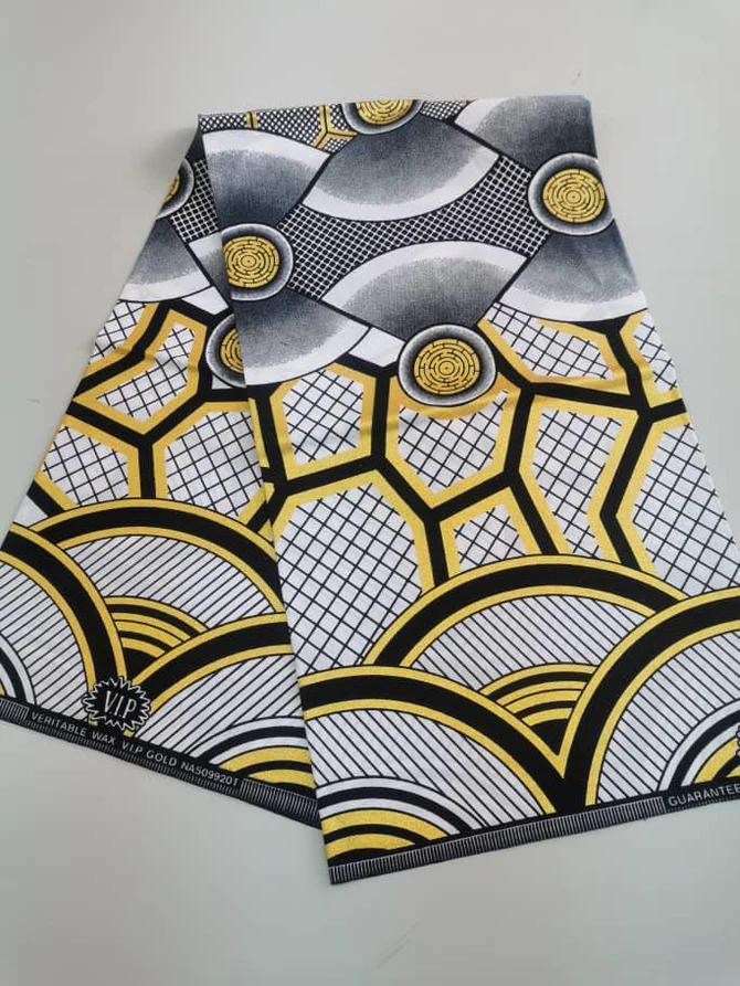 Premium African Wax Print Fabric – Ankara Gold Series