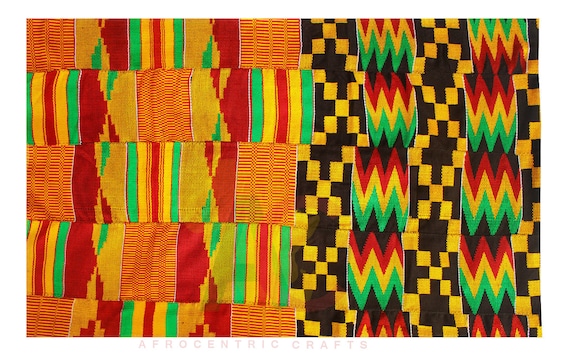 Handwoven Kente Cloth Fabric – Royal Heritage Collection