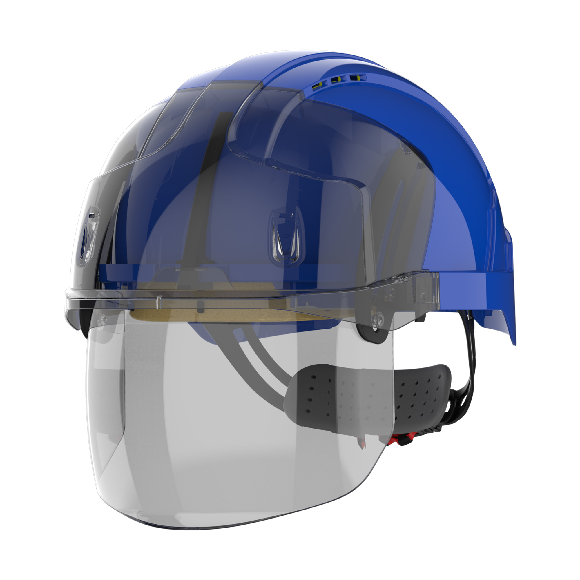 Industrial Safety Helmet with Integrated LED & Ventilation – SafeGuard X1